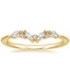 18K Yellow Gold Yvette Diamond Ring, smalltop view
