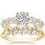 18K Yellow Gold Jardiniere Diamond Ring (1/2 ct. tw.) with Jardiniere Diamond Ring