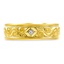 Custom Vintage-Inspired Diamond Bezel Wedding Ring