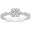 Round Platinum Tiara Diamond Ring (1/10 ct. tw.)