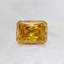 0.40 Ct. Fancy Vivid Yellow Emerald Lab Created Diamond