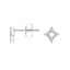 Silver Icon Diamond Stud Earrings, smalladditional view 1