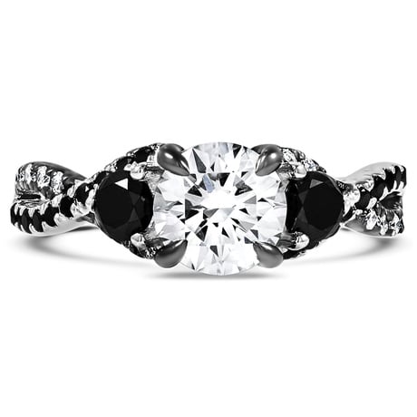 black diamond twist ring