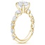 18K Yellow Gold Three Stone Versailles Diamond Ring (1/2 ct. tw.), smallside view