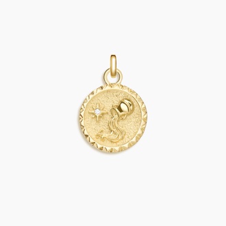 Aquarius Diamond Charm - Brilliant Earth