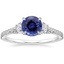 18KW Sapphire Ava Diamond Ring (1/2 ct. tw.), smalltop view
