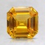 7.1mm Premium Yellow Asscher Sapphire