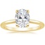 18K Yellow Gold Perfect Fit Ring, smalltop view