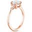 14K Rose Gold Aria Diamond Ring (1/10 ct. tw.), smallside view