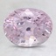 9x7.1mm Unheated Pink Oval Sapphire