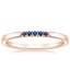 Rose Gold Pippa Sapphire Ring