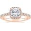 14K Rose Gold Luxe Odessa Diamond Ring (1/3 ct. tw.), smalltop view