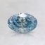 0.53 Ct. Fancy Blue Oval Lab Created Diamond