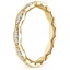 18K Yellow Gold Tacori Sculpted Crescent Eternity Diamond Ring (1/3 ct. tw.), smallside view