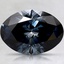 3.04 Ct. Fancy Dark Blue Oval Lab Created Diamond