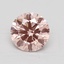 1.93 Ct. Fancy Vivid Pink Round Lab Created Diamond