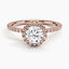 14K Rose Gold Waverly Diamond Ring (1/2 ct. tw.), smalltop view