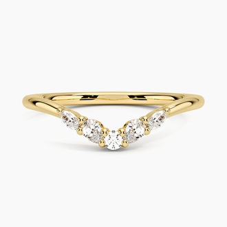 Marquise, Pear, and Round Diamond Contour Ring