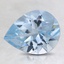 9x7mm Fine Pear Aquamarine