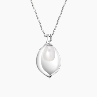 Engravable Baroque Freshwater Cultured Pearl Pendant - Brilliant Earth