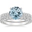 PT Aquamarine Sienna Diamond Bridal Set (7/8 ct. tw.), smalltop view
