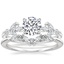 18K White Gold Zelie Diamond Ring (1/4 ct. tw.) with Yvette Diamond Ring