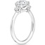 18KW Sapphire Tallula Three Stone Diamond Ring, smalltop view