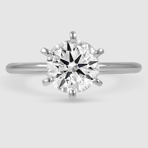 Classic Solitaire Ring | Six Prong 