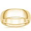 Yellow Gold 7mm Comfort Fit Wedding Ring 