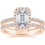 14K Rose Gold Linnia Halo Diamond Ring (2/3 ct. tw.), smalltop view