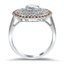Vintage Inspired Woven Circle Diamond Ring, smallside view