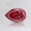 0.65 Ct. Fancy Vivid Pink Pear Lab Created Diamond