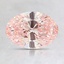 1.09 Ct. Fancy Pink Oval Lab Created Diamond