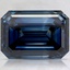 7.16 Ct. Fancy Deep Blue Emerald Lab Created Diamond
