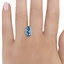 4.01 Ct. Fancy Vivid Blue Oval Lab Created Diamond, smalladditional view 1