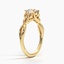 18K Yellow Gold Entwined Celtic Love Knot Ring, smallside view