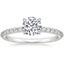 Platinum Cecilia Diamond Ring (1/3 ct. tw.), smalltop view
