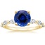 18KY Sapphire Joelle Diamond Ring (1/3 ct. tw.), smalltop view