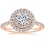 14K Rose Gold Soleil Diamond Ring (1/2 ct. tw.), smalltop view