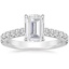 18KW Moissanite Sienna Diamond Ring (3/8 ct. tw.), smalltop view