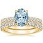 18KY Aquamarine Sienna Diamond Bridal Set (7/8 ct. tw.), smalltop view