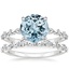 18KW Aquamarine Versailles Diamond Bridal Set (3/4 ct. tw.), smalltop view