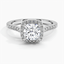 Platinum Odessa Diamond Ring (1/5 ct. tw.), smalltop view