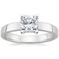 Custom Marina Diamond Ring with Suspended Diamond Accents | Brilliant Earth