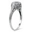 The Shantal Ring, smalltop view on a hand