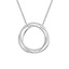 Entwined Hoop Diamond Necklace 