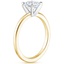 18K Yellow Gold Four-Prong Petite Comfort Fit Ring