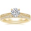 18K Yellow Gold Elsie Ring with Whisper Eternity Diamond Ring (1/4 ct. tw.)
