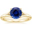 18KY Sapphire Reverie Ring, smalltop view