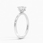 18KW Sapphire Petal Diamond Ring, smalltop view